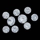 Clear Cubic Zirconia Gemstones