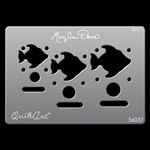 QuikArt Fish #2 Toggle Template by Mary Ann Devos