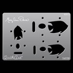 QuikArt Fish #3 Toggle Template by Mary Ann Devos
