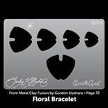 Gordon Uyehara Floral Bracelet QuikArt Template