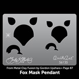 Gordon Uyehara Mask Pendant QuikArt Template