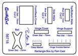 Pam East's QuikArt Template - Rectangular Box Pendant