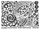FlexMat?  Texture Stamp - Dreamy Swirls Inverse